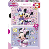 EDUCA Puzzle Minnie 2x48 dílků