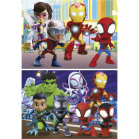 EDUCA Puzzle Spidey a jeho úžasní přátelé 2x48 dílků