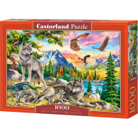 CASTORLAND Puzzle Vlčí rodinka 1000 dílků