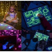 Svítící tabule na kreslení GlowTab A4