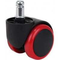 Kolečka kancelářské židle - 5 ks - červená