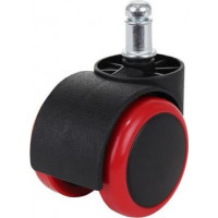 Kolečka kancelářské židle - 5 ks - červená