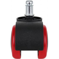 Kolečka kancelářské židle - 5 ks - červená