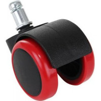 Kolečka kancelářské židle - 5 ks - červená