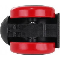 Kolečka kancelářské židle - 5 ks - červená