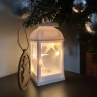 Dekorativní LED lucerna 22 cm