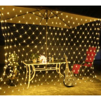 Světelná síť 160 LED - teplá bílá 31V