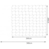 Světelná síť 160 LED - teplá bílá 31V