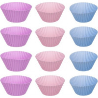Teflonová forma na muffiny s košíčky 12 ks