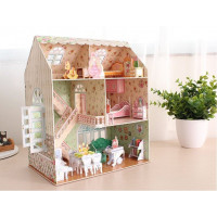 CUBICFUN 3D puzzle Domek snů pro panenky 160 dílků