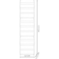 Závěsný botník na dveře pro 36 párů bot