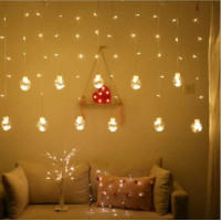 Světelný závěs Baňky - 108 LED - teplá bílá 31V