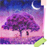 Mozaiková diamantová výšivka H16137 - Strom