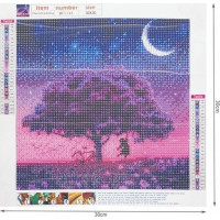 Mozaiková diamantová výšivka H16137 - Strom