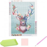 Mozaiková diamantová výšivka H16213 - Jelen