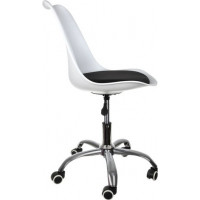 Kancelářská židle - černobílá