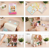 CUBICFUN 3D puzzle Domek snů pro panenky 160 dílků