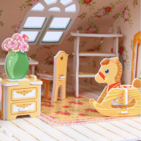 CUBICFUN 3D puzzle Domek snů pro panenky 160 dílků
