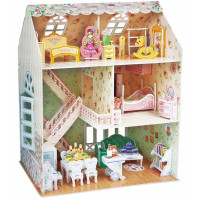 CUBICFUN 3D puzzle Domek snů pro panenky 160 dílků