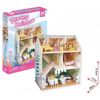 CUBICFUN 3D puzzle Domek snů pro panenky 160 dílků