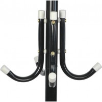 Stojanový věšák 175 x 42 cm - černý