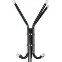 Stojanový věšák 175 x 42 cm - černý