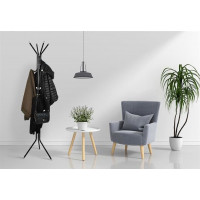 Stojanový věšák 175 x 42 cm - černý