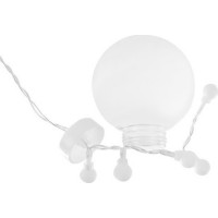 Světelný závěs Baňky - 108 LED - studená bílá 31V