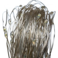 Solární vánoční osvětlení - 100 LED - bílé