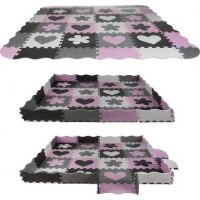Kontrastní pěnové puzzle 30 x 30 cm - 36 ks