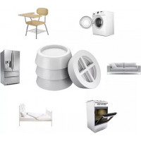 Antivibrační/protiskluzové podložky pod pračku - 4 ks