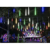 Světelná závěsná girlanda padající sníh - 36 LED 50 cm - vícebarevná