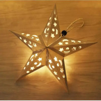 Vánoční 3D LED hvězda - 50 cm
