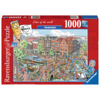 RAVENSBURGER Puzzle Města světa: Amsterdam 1000 dílků