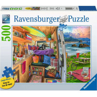 RAVENSBURGER Puzzle Pohled z karavanu XXL 500 dílků