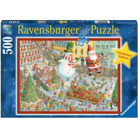RAVENSBURGER Puzzle Přichází Vánoce 500 dílků