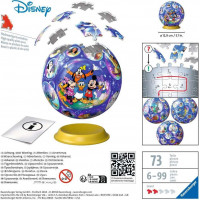RAVENSBURGER Puzzleball Disney 73 dílků