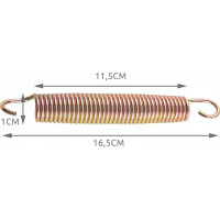 Náhradní pružiny na trampolínu 165 mm - 10 ks