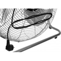 Podlahový ventilátor 55 cm - stříbrný