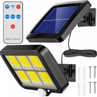 Solární nástěnné svítidlo 120 LED COB