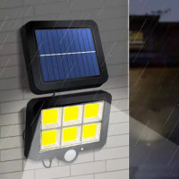 Solární nástěnné svítidlo 120 LED COB
