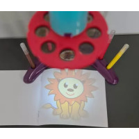 Projektor pro kreslení - tyrkysový