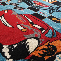 Dětský koberec Auta - modrý