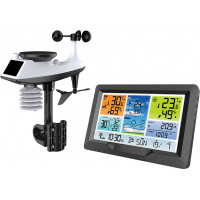 Profesionální meteostanice - tlak, teplota, vlhkost, srážky, hodnoty větru