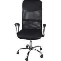 Kancelářská židle MESH - černá/stříbrná