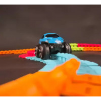 Flexibilní závodní autodráha - 194 prvků + auto