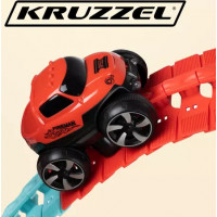 Flexibilní závodní autodráha - 194 prvků + auto