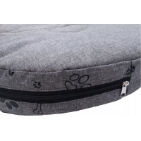 Pelíšek pro psy BASIC - 70x55 cm - šedý