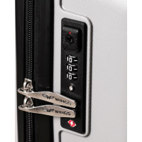 Moderní cestovní kufry BULK - set S+M+L - tmavě modré - TSA zámek