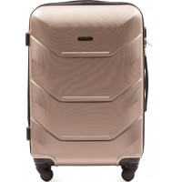 Moderní cestovní kufr PAVO - vel. M - champagne béžový